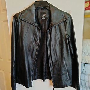 East 5th Black Leather Jacket – Women's Small